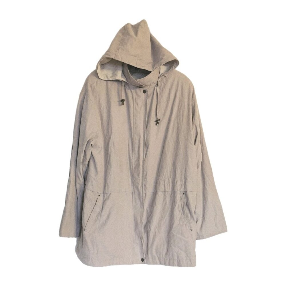 Vintage Bromley Hooded Sport‎ Jacket Size XL Beige